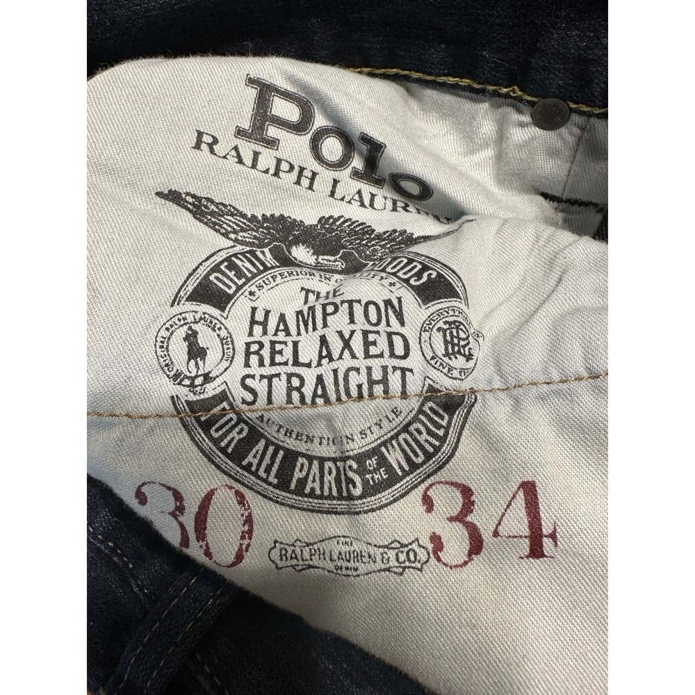 Polo Ralph Lauren Hampton Relaxed Cut-Offs Denim 8" Inseam Men's 30 Distressed - Picture 8 of 12